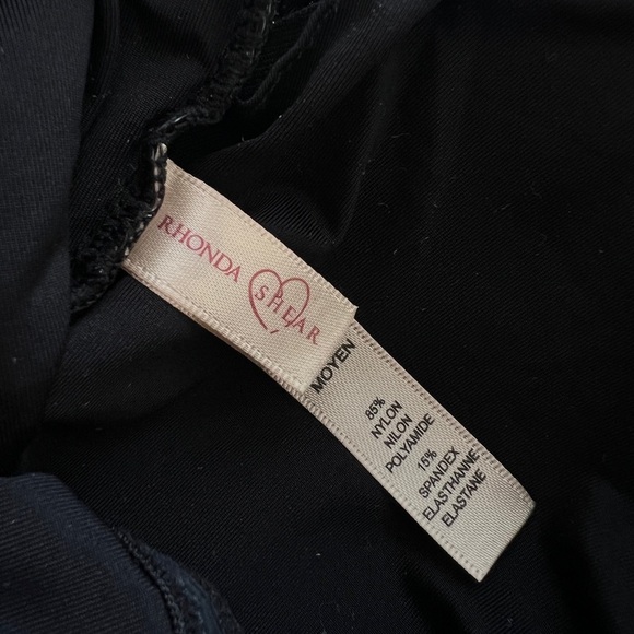 New vintage retro silver sparkle sequin black stretch bralette top M - Picture 6 of 6